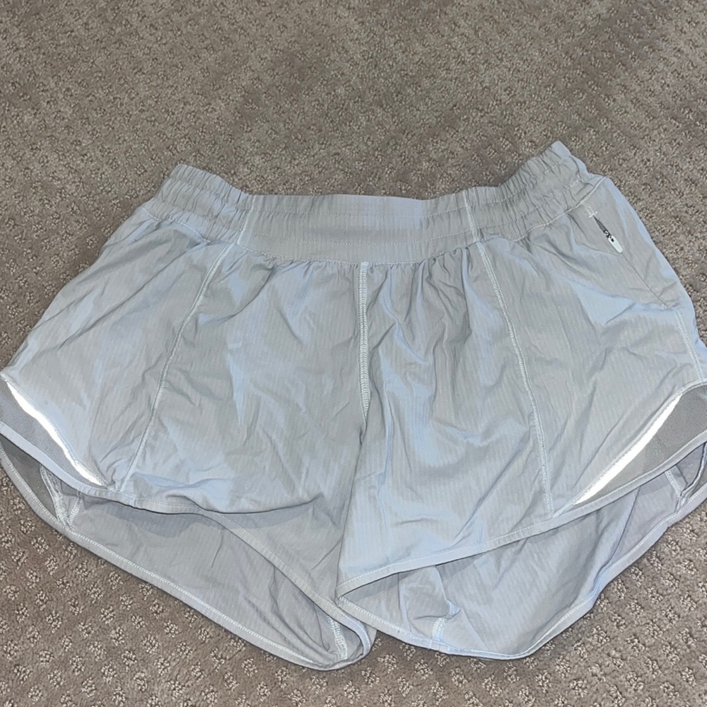 White lululemon shorts size 6